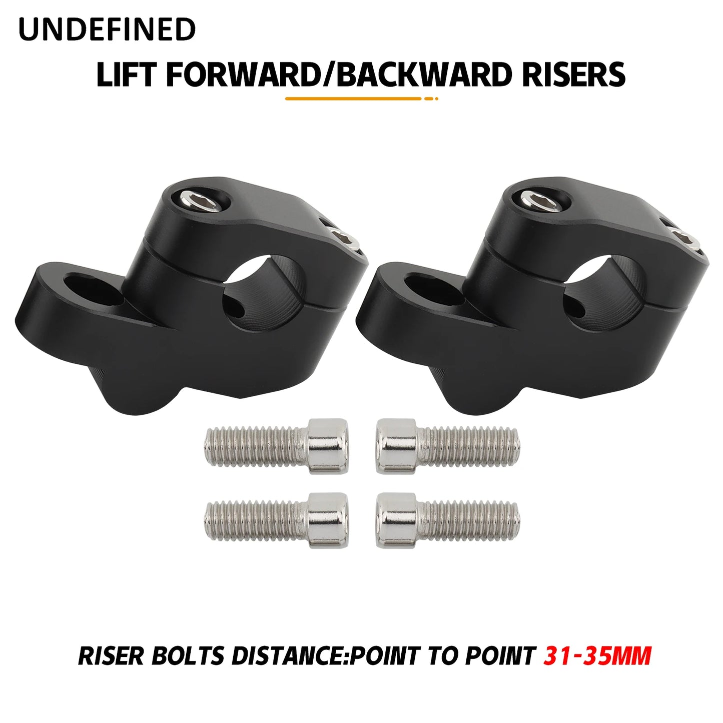 22mm 25mm 28mm Motorcycle Handlebar Riser Extension Back Moved For BMW Honda ATV