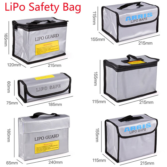 RC Lipo Bag Fireproof Explosion-Proof Safety Guard Portable 155mm Battery