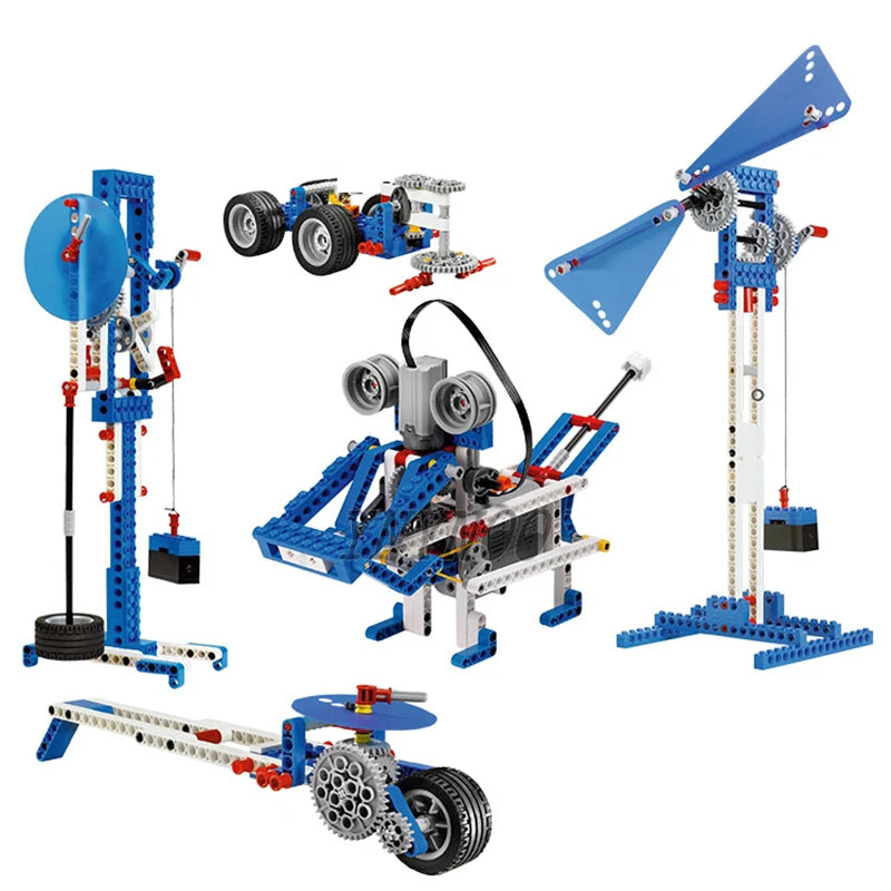 9686 Technical Parts Multi Technology MOC Brick Educational School Student Learning Building Block Power Punction Teaching Tools-EXPROTAS
