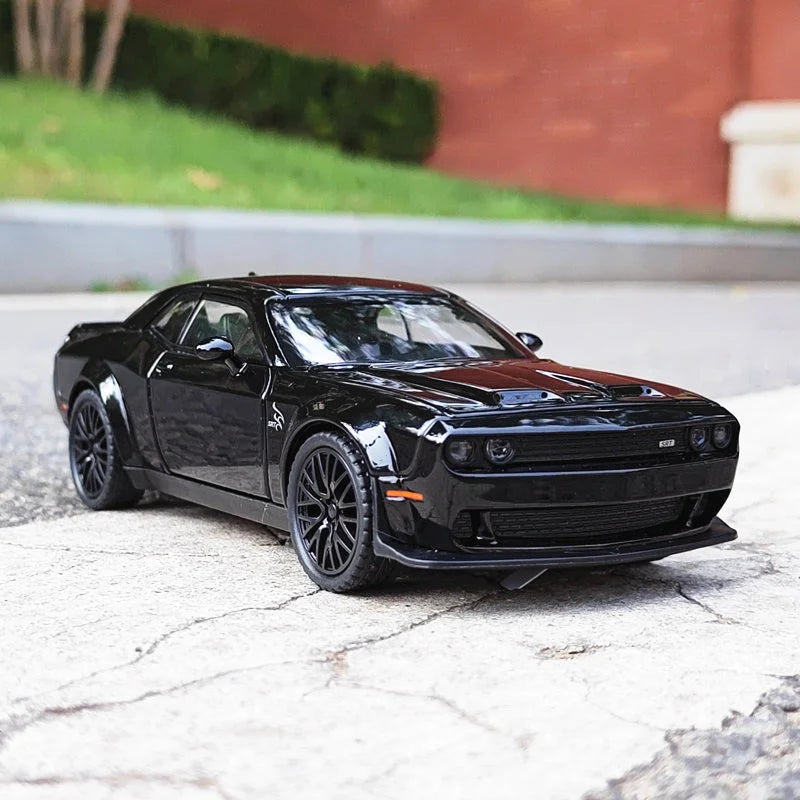 1:32 Simulation Dodge Challenger Helicat SRT Red Eye Alloy Cars Toy Diecasts Vehicles Metal Model Car Decoration Kids Gift Boy-EXPROTAS