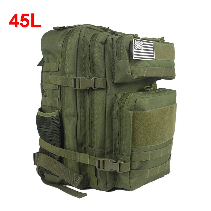 25L 45L Camping Hiking Backpack Tactical Bag Molle Patches Travel 900D Men Women Men Outdoor Ruckdack Shoulder Travel Gym Pack-EXPROTAS