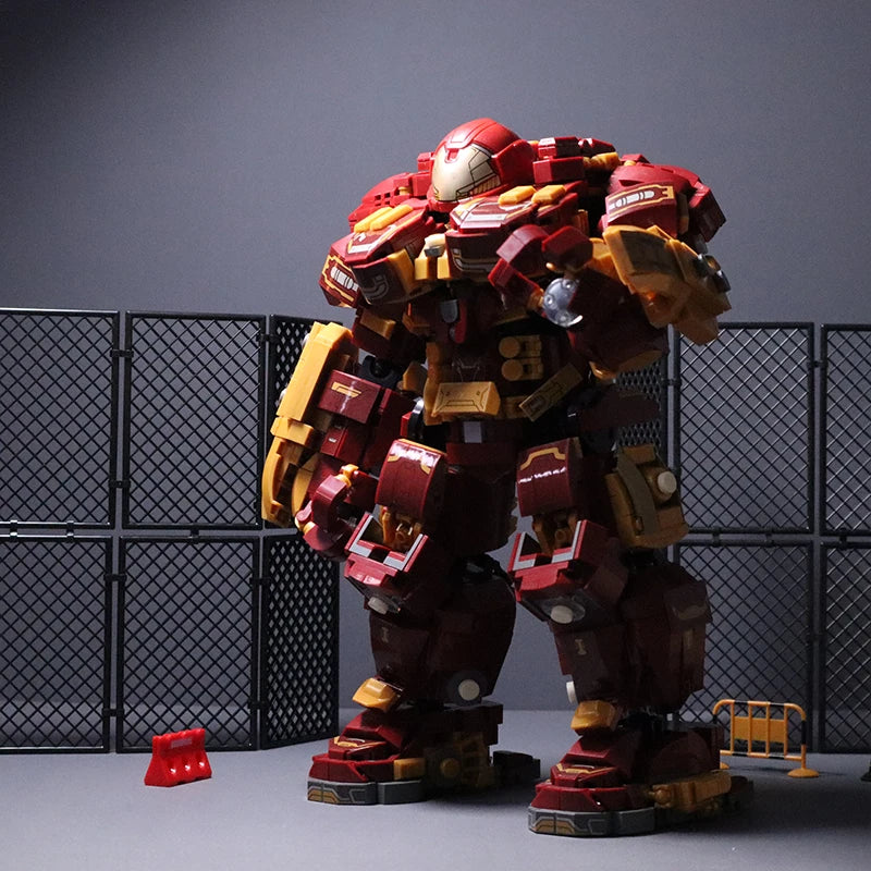 2700+pcs Iron Heroes Mark Buster Mech Building Blocks Action Figure DIY Model Toy Gift