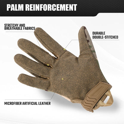 Tactical Full Finger Gloves Touch Screen Airsoft Military Combat Shooting Gear