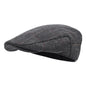 STARANCE Men's Herringbone Flat Ivy Newsboy Hat Wool Blend Gatsby Cabbie Cap