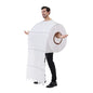 Spoof Toilet Paper Costume for Adults - Funny Clown Outfit for Parties