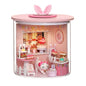 Wooden Mini DIY Dollhouse Kit with Furniture 3D Room Model Puzzle Decor Gift - EXPROTAS