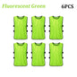 6PCS Pinnies Quick Drying Soccer Football Training Vests Youth Sports