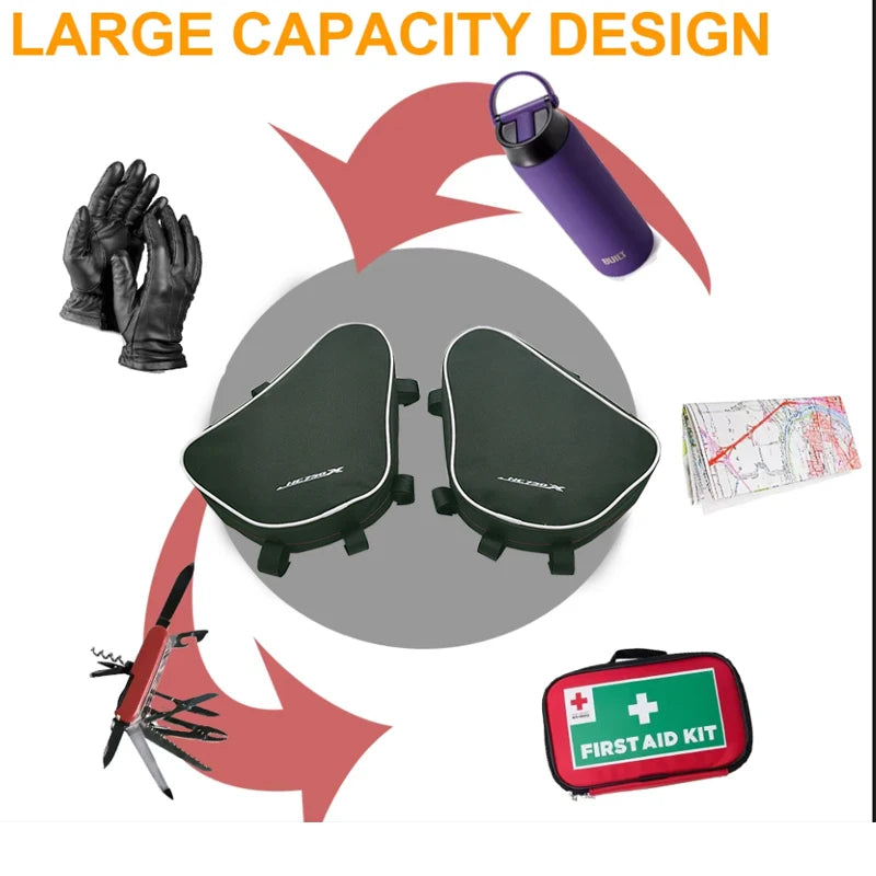 Motorcycle Toolbox Frame Crash Bar Bags Tool Placement Travel Saddle Bag FOR Honda NC700X NC700S NC750X NC750S NC 700 750 X S-EXPROTAS