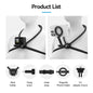 TELESIN Neck Mount Holder for Phone GoPro Insta360 DJI Action Camera 2-in-1