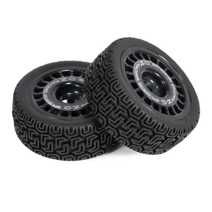 4PCS RC Rally Tires w/ 12mm Hex for Tamiya TT02 TT01 XV01 WR8 PTG-2