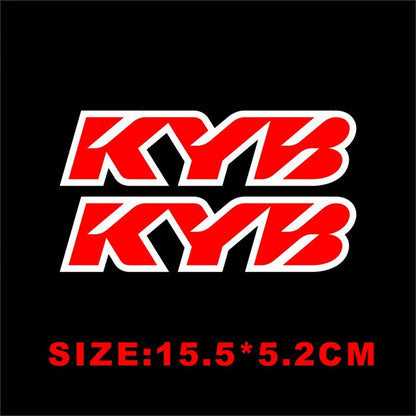 Kyb Wp Motorcycle Fork Stickers Decals Waterproof Vinyl for Motocross