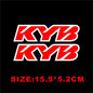 Kyb Wp Motorcycle Fork Stickers Decals Waterproof Vinyl for Motocross