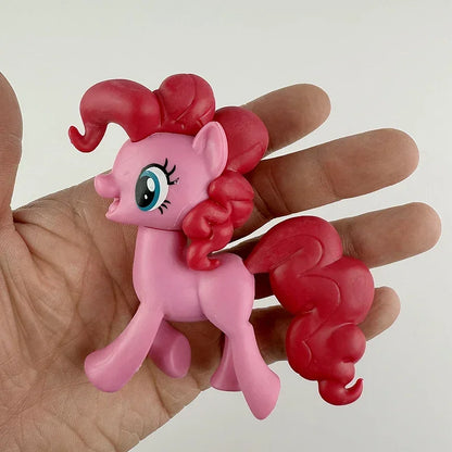 6pcs My Little Pony Action Figures Twilight Sparkle Kids Toy 8cm