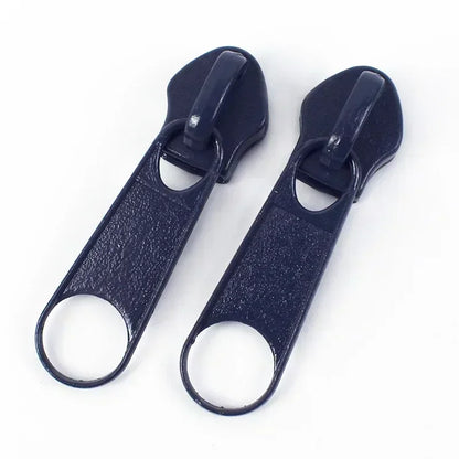 50/100/200Pcs 3#5# Zipper Slider For Nylon Zippers Bag Garment Zip Puller Backpack Pocket Zips Repair Kit DIY Sewing Accessories