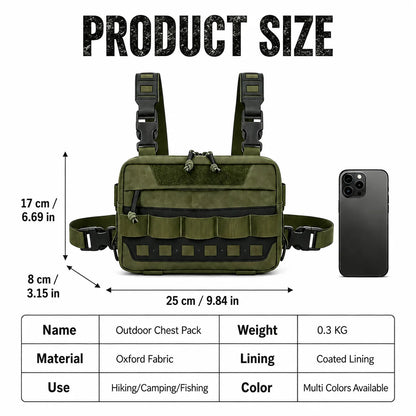 Fishing Waist Bag Waterproof Outdoor Tackle Pack for Hiking Camping