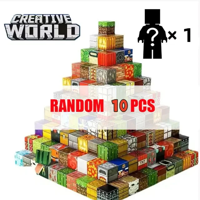 500pcs Magnetic Building Blocks Cube Set Montessori DIY Sensory Educational Toy Gift