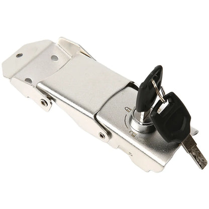 Detachable Stainless Steel Buckle Lock for Motorcycle Trunk with 2 Keys