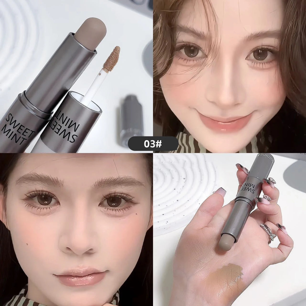 Concealer Contour Stick Matte Face Highlight Makeup Long Lasting Waterproof