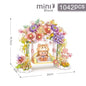 Mini Foldable City Street View Building Blocks Lemon Tea Shop Model Toy Gift