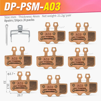 SRAM E1-E9 XX XO DB1 DB3 DB5 NUTT Sintered Metal Brake Pads JSHOUBIKE