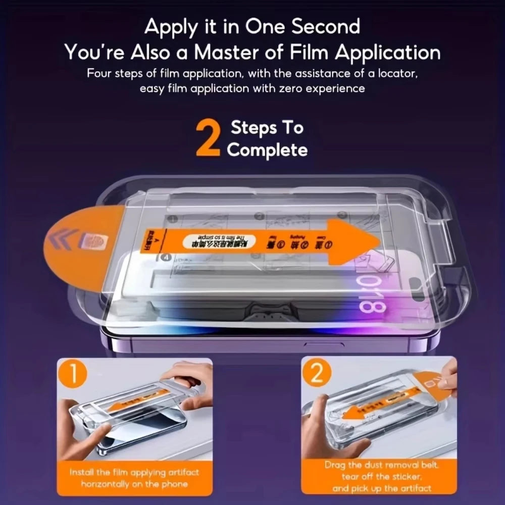5PCS Screen Protector for iPhone 18 17 16 15 14 13 11 Max Tempered Glass