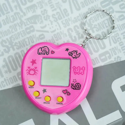 Tamagotchi Electronic Pet Keychain Game Console for Kids - Purple Version
