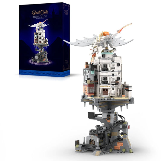 Wizard Tower Magic World Dragon MOC Building Bricks Set Blocks Toys for Kids Children Adult Birthday Gifts 1056pcs  Gringottses-EXPROTAS