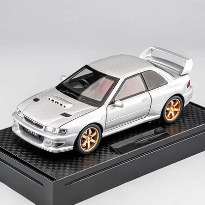 JDM 1/32 Impreza WRX STI Supercar Diecast Model Alloy Metal Car Classic Love Collection Hobby Birthday Gifts With Friend Trendy