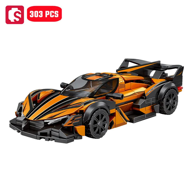 SEMBO Sports Car MOC Racing Vehicle Building Blocks Technical Auto Model Toy Gift - EXPROTAS