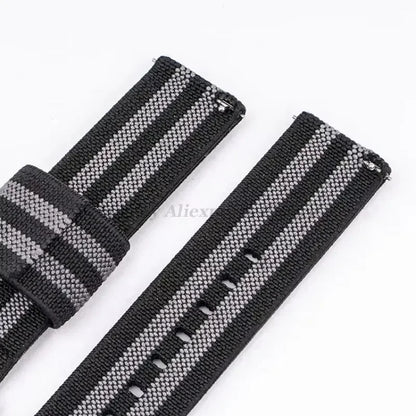 Nylon Watch Strap 18mm 20mm 22mm 24mm Quick Release Woven Sport Band