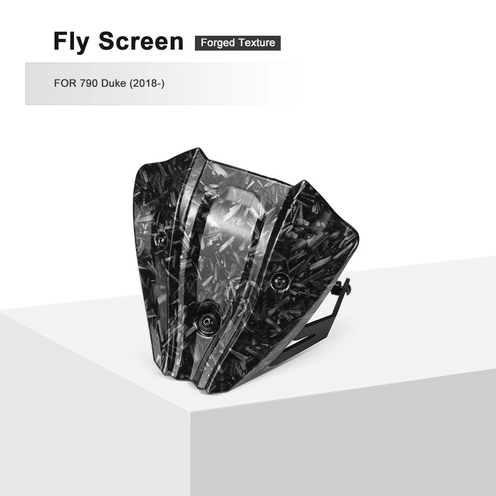 For KTM Duke 790 Mini Windshield Windscreen Fly Screen Deflector 2018-2025