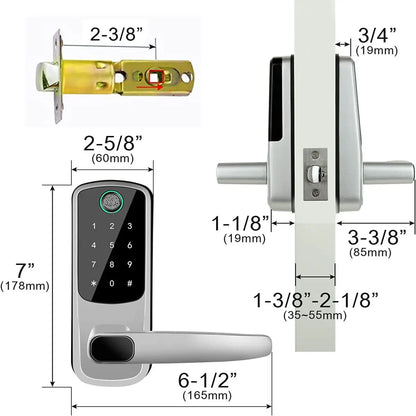 TTLock / Smart Home Security / WIFI App / Digital Keyless Door Entry AirBnB NFC-EXPROTAS