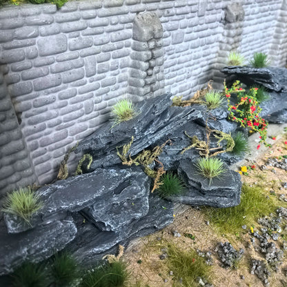 Miniature Rock Scenery Diorama Terrain for Model Railroad Base Reusable