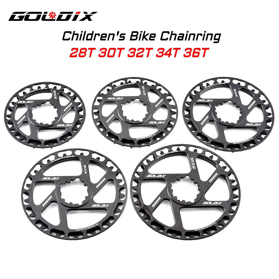 3-Bolt Direct Mount Chainring GOLDIX 28-36T Kids Folding Bicycle Sprocket