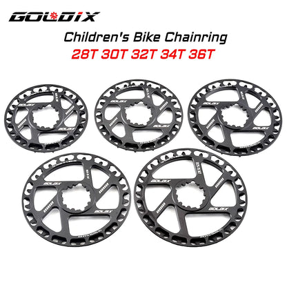 3-Bolt Direct Mount Chainring GOLDIX 28-36T Kids Folding Bicycle Sprocket