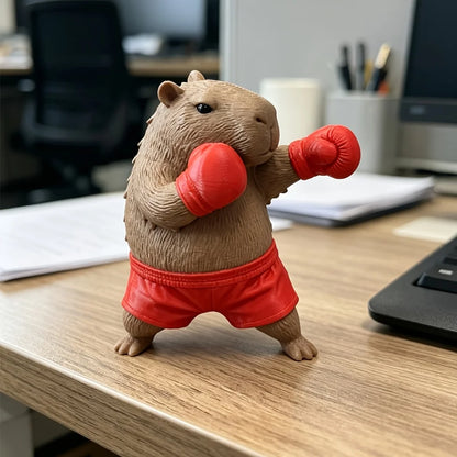 Cute Capybara Car Decor Figurine Desktop Office Decoration Animal Ornament