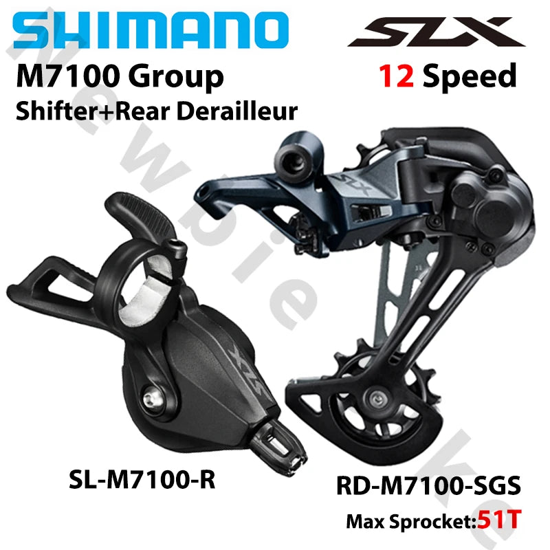 Shimano Deore SLX M7100 M7120 Rear Derailleur 12-Speed MTB SGS - EXPROTAS
