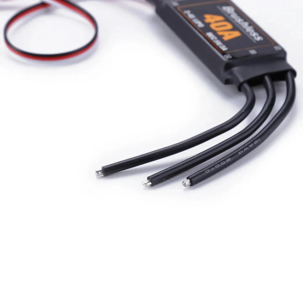 Mitoot 40A Brushless ESC Speed Controller, 2-4S with 5V 3A UBEC for RC FPV Quadcopter, Airplane, Helicopter