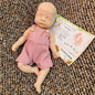 25CM Unpainted Full Body Silicone Girl Reborn Doll, 8 Styles Newborn Baby Toy Gift