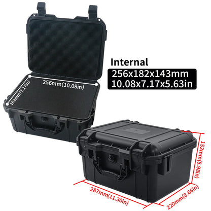 1pc Waterproof Hard Carry Case Bag Tool Case With Pre-cut Sponge Storage Box Safety Protector Organizer Hardware Toolbox-EXPROTAS