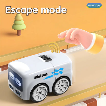Magic RC Mini Bus Gesture Sensing Remote Control Cartoon Car Follow Toy