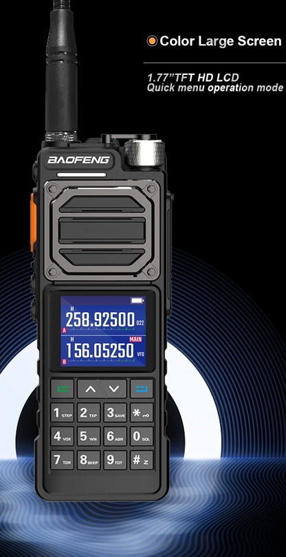 BAOFENG UV-25L Ham Radio High Powerful Tactical Walkie Talkie 50KM Four-Band Type-C 999Channel Two Way Radio BAOFENG NEW Upgrade-EXPROTAS