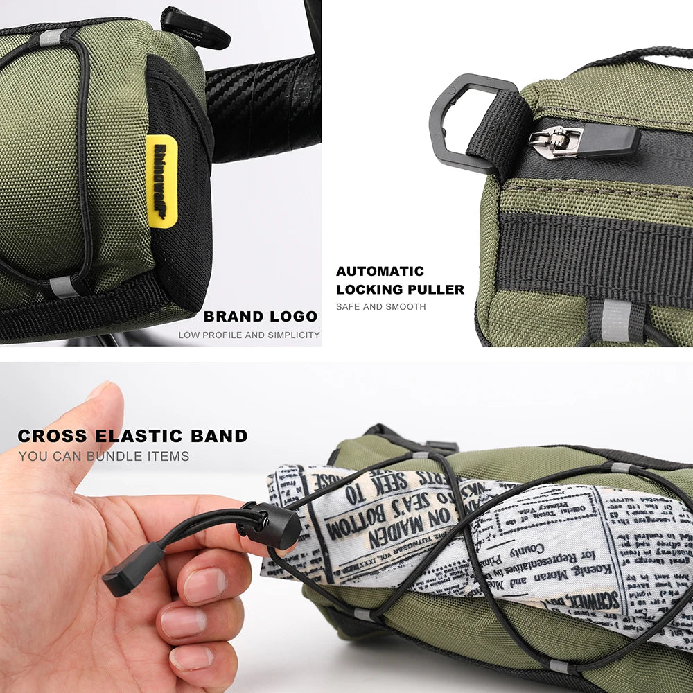 Rhinowalk Motorcycle Saddlebag Side Tool Bag Multifunction Outdoor Luggage