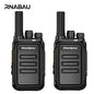 2Pcs Walkie Talkie Long Range Two Way Radio Portable UHF Talkies