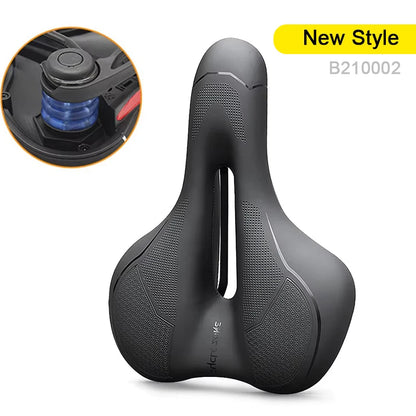 Comfort Bike Saddle Hollow Breathable Shockproof Seat for MTB Road Men/Women