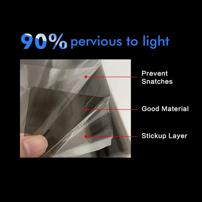 50x200cm Car Headlight Tint Film Black Smoke Vinyl Wrap Waterproof Sticker