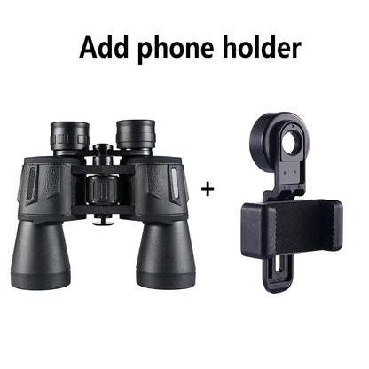 20x50 Waterproof Binoculars Low Light Long Range Hunting Camping Outdoor Optics