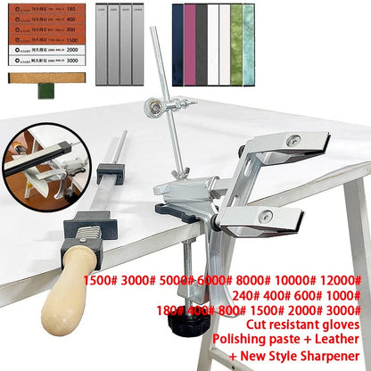 2023 New Upgraded Fixed Angle Knife Sharpener 360° Rotary Knife Household Whetstone Diamond Sets Kitchen Professional Sharpening-EXPROTAS