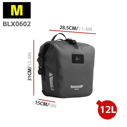 Bicycle Rear Rack Waterproof Pannier Bag Bike Seat Trunk Storage Pack