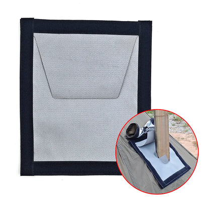Hot Tent Stove Jack Fire Resistant Stove Pipe Vent Ring for Winter Camping